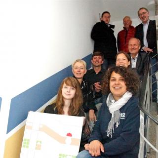 (v.l.n.r): Lara Sinning, Friderike Borchers, Bettina Benner, Anne Bräkling, David Gänger, Jürgen Ackermann, Björn Maslewski, Michael Vollert, Frank Horn